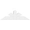 Ekena Millwork Richland Architectural Grade PVC Gable Bracket, 36"W x 12"H x 4"D x 4"F, 8/12 Pitch GBP036X12X0404RIC00 - alternate 2